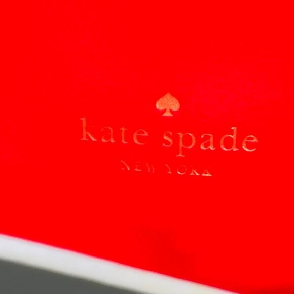 KATE SPADE Arbour Hill Elodie Handbag Beige Red Adjust Detachable Strap Handles - Picture 12 of 15
